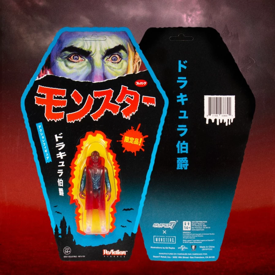 Super7 Universal Monsters SDCC 2019 Exclusive Dracula Reaction Action Figure