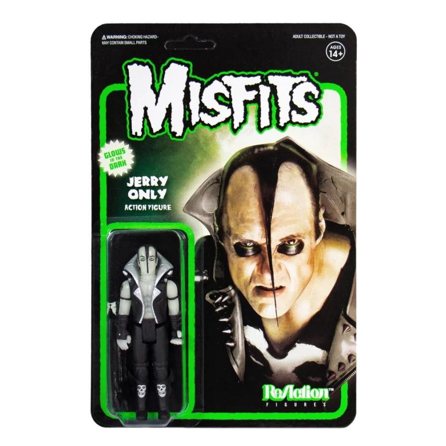 Super7 Misfits Jerry Only Glow in The Dark Reaction Figure - Official Collectible