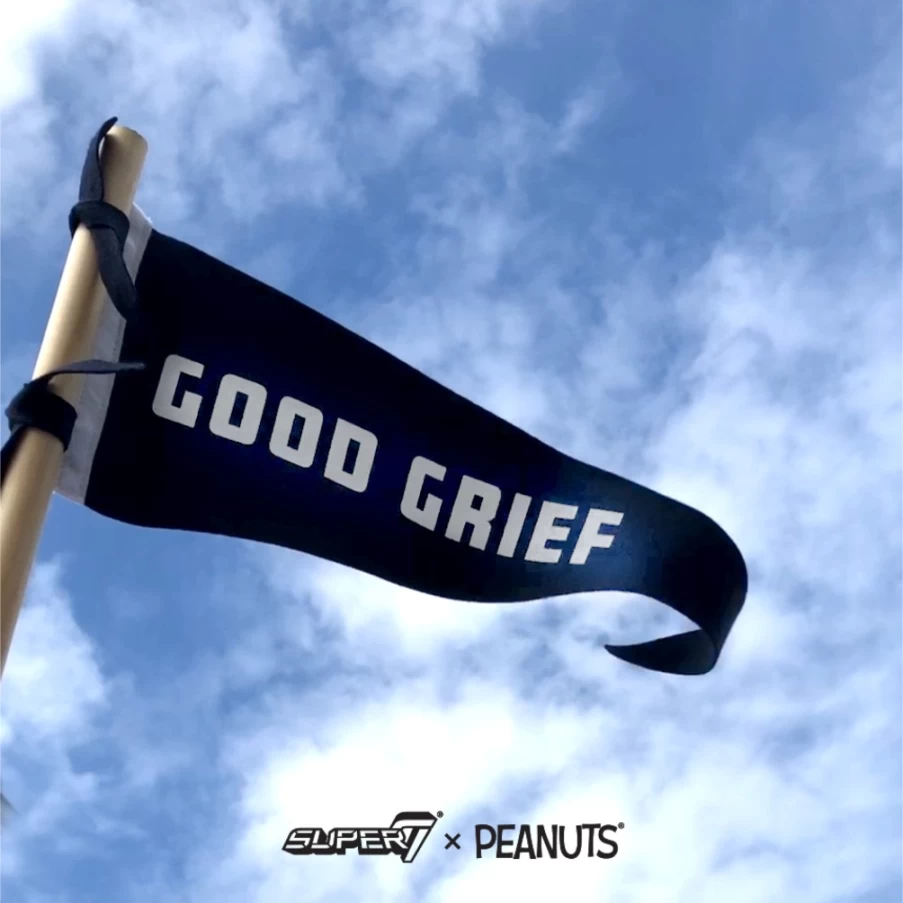 Super7 Peanuts Pennant - Good Grief Charlie Brown Collectible Banner