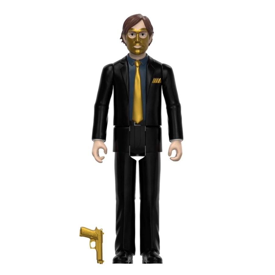 Super7 The Office Reaction Figures Wave 1 - Jim Halpert as Goldenface Collectible Toy