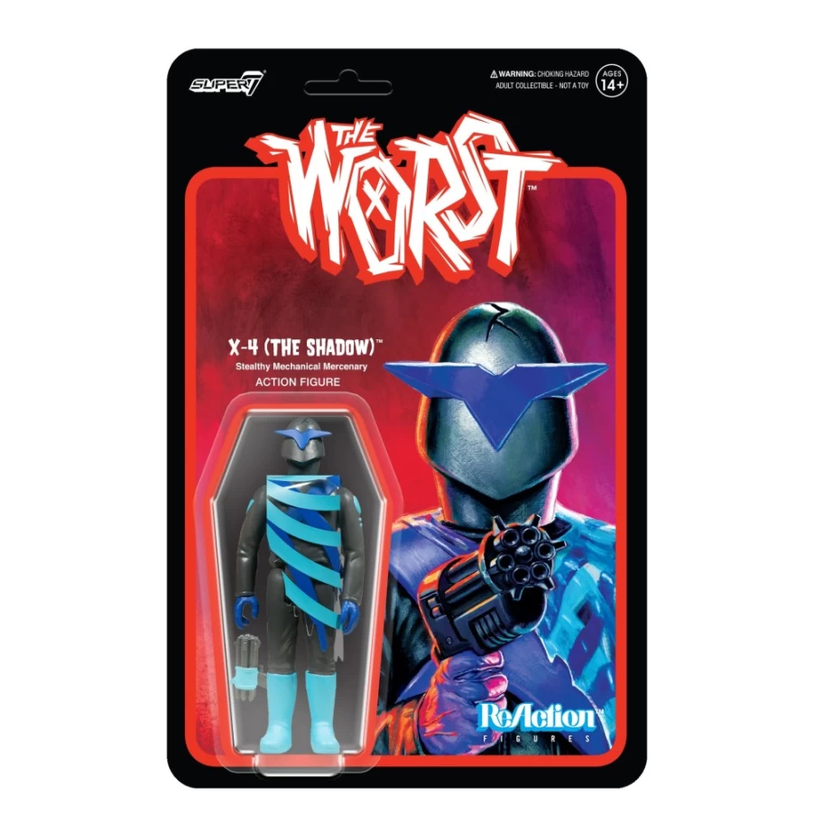 Super7 The Worst Reaction X-Series X-4 Infrared Action Figure – Limited Edition Collectible