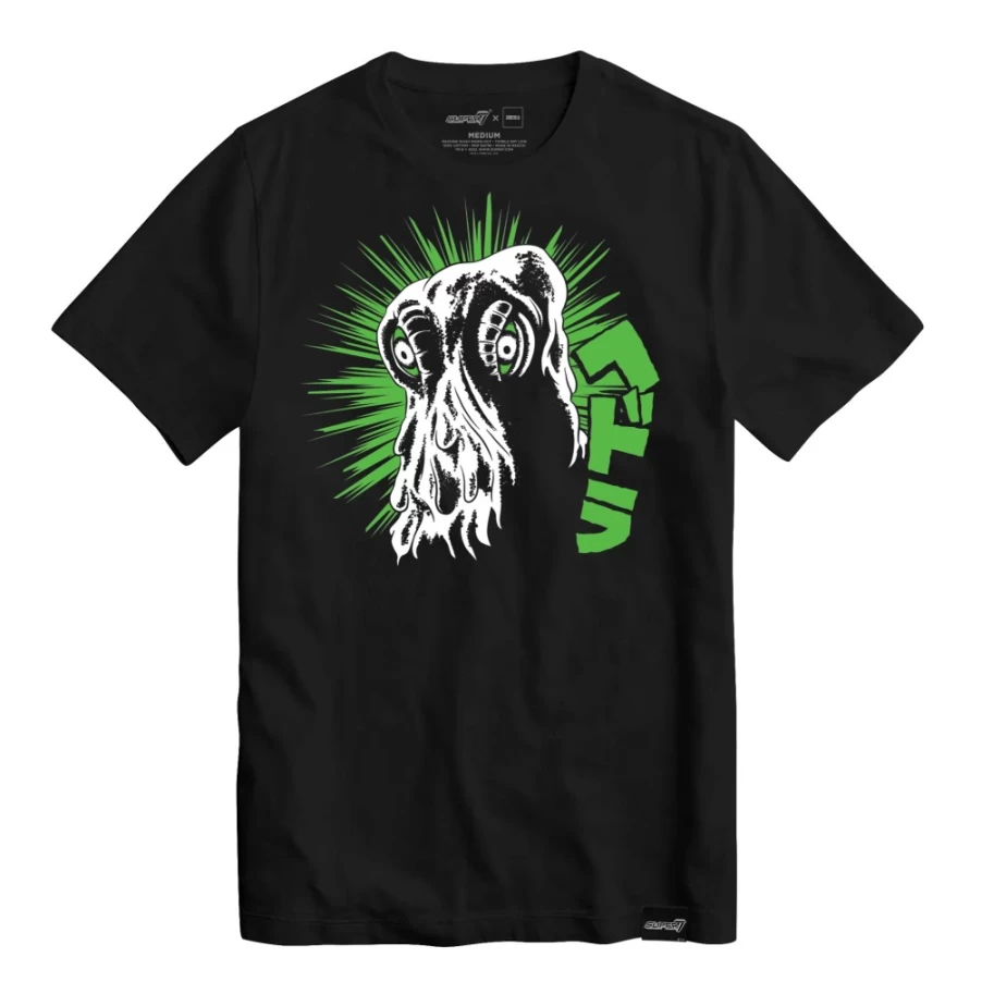 Super7 Toho Hedorah Glow in The Dark Cardback Art Vintage T-Shirt