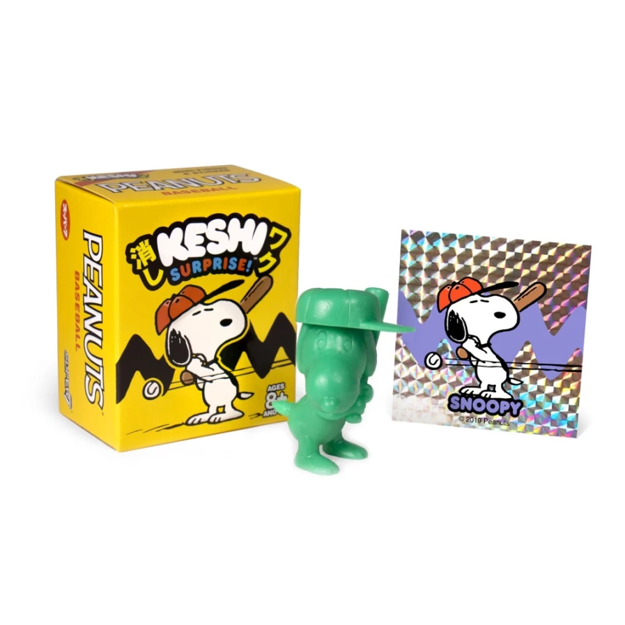 Super7 Peanuts Keshi Surprise Baseball Collectible Figures - Charlie Brown & Snoopy