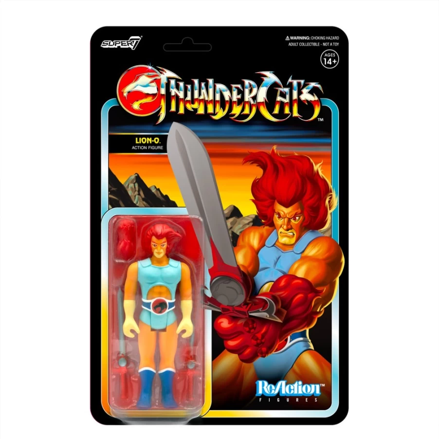 Super7 Thundercats Lion-O Reaction Figure Toy Variant Collectible Action Figure