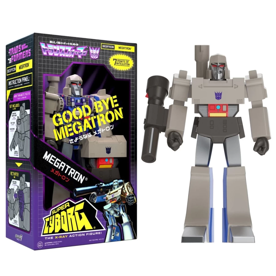 Super7 Transformers Super Cyborg Action Figure - Collectible Robot Toy