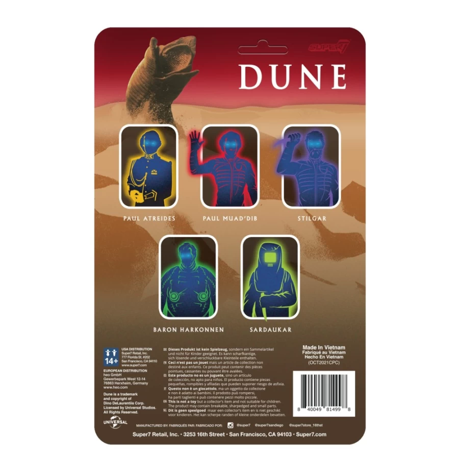 Super7 Dune Sardaukar Warrior Action Figure - Wave 1 Collectible