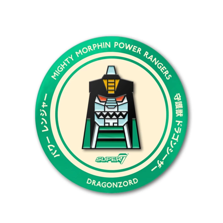 Super7 Mighty Morphin Power Rangers Dragonzord Enamel Pin - Limited Edition Collectible