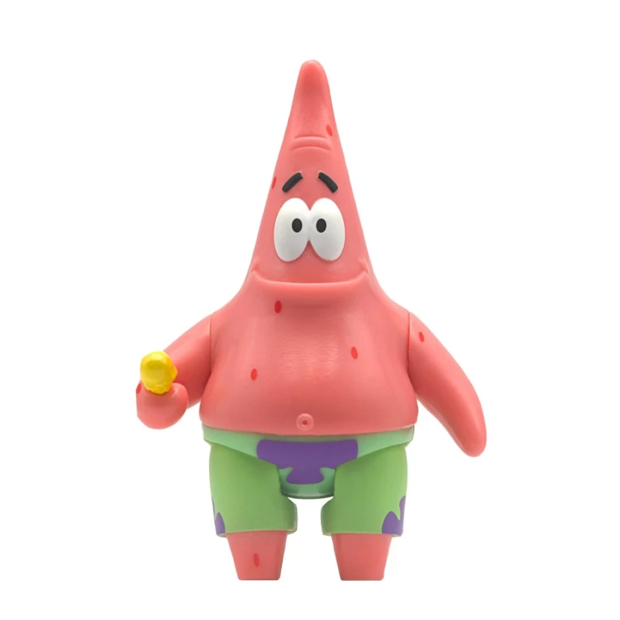 Super7 Spongebob Squarepants Reaction Wave 1 Patrick Action Figure Collectible