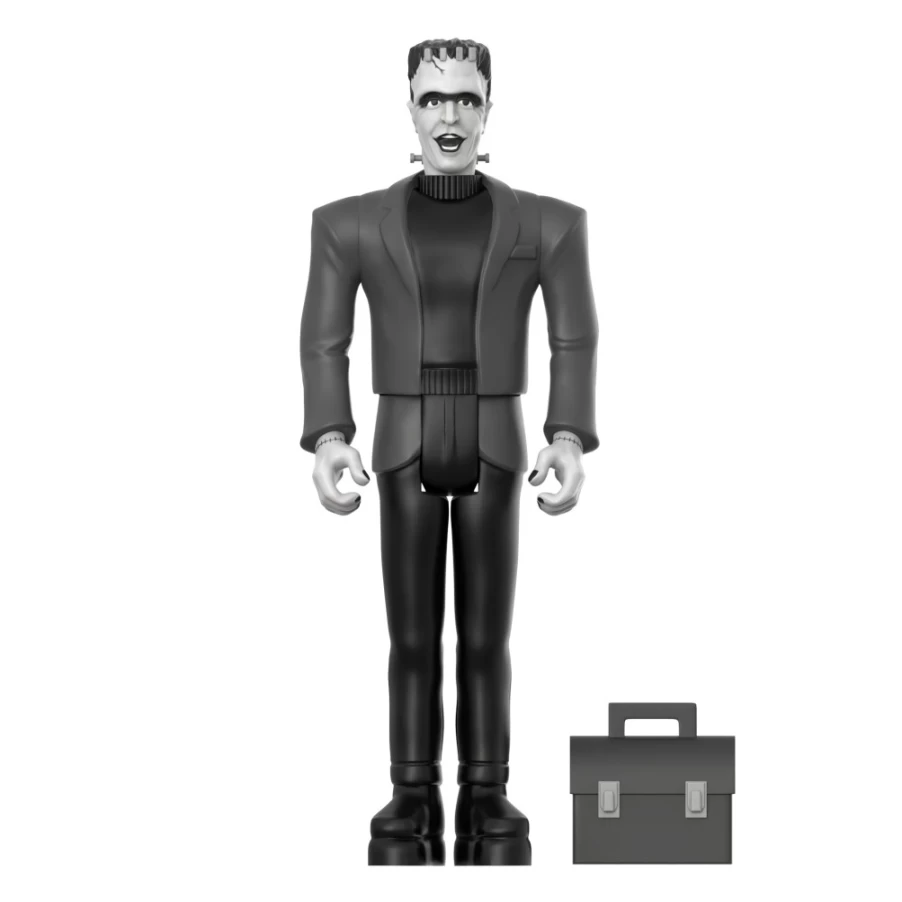Super7 Munsters Reaction Figures Wave 2 - Herman Munster Grayscale Collectible Action Figure