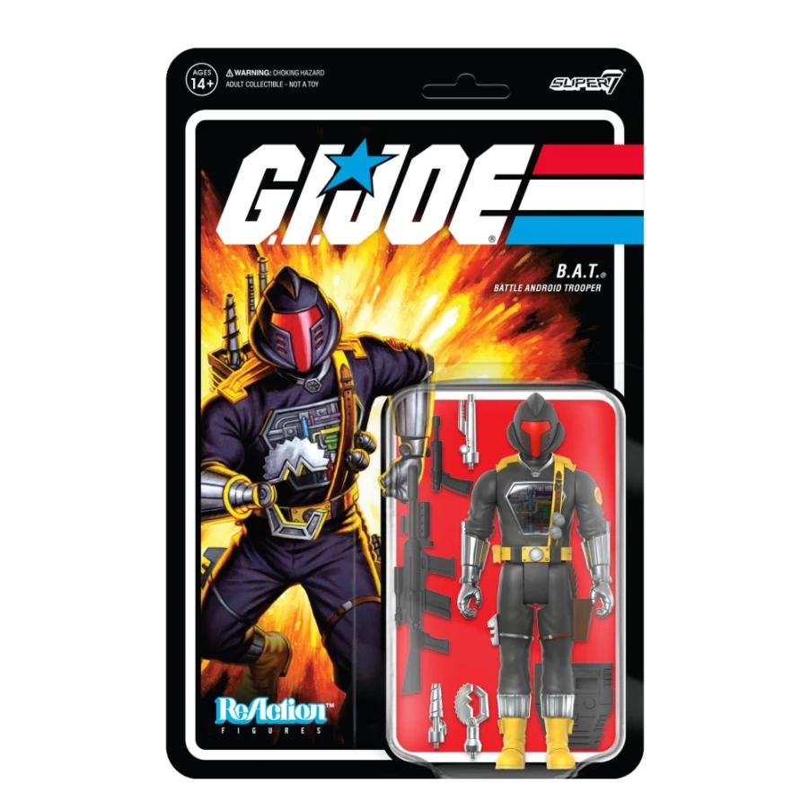 Super7 G.I. Joe Reaction Series Wave 4 Cobra B.A.T. Action Figure
