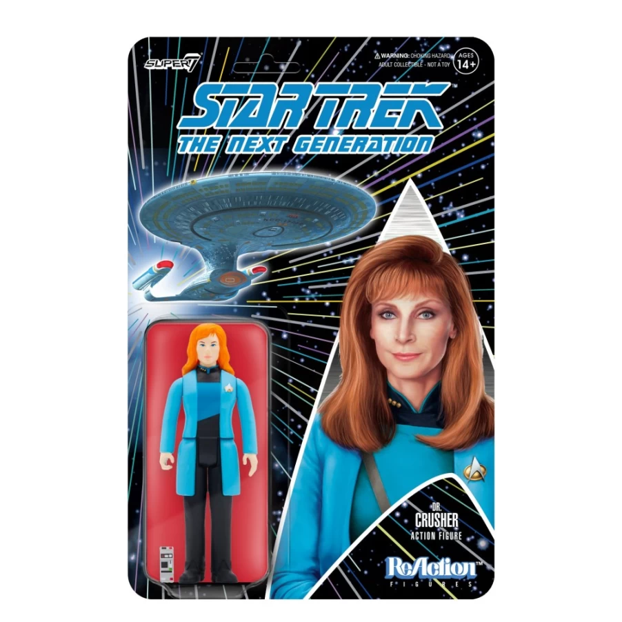 Super7 Star Trek: The Next Generation Wave 2 Dr. Crusher Action Figure Collectible
