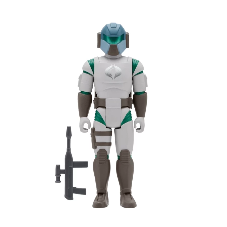 Super7 G.I. Joe Cobra Shocktrooper Action Figure with Rifle - Wave 2 Reaction Series