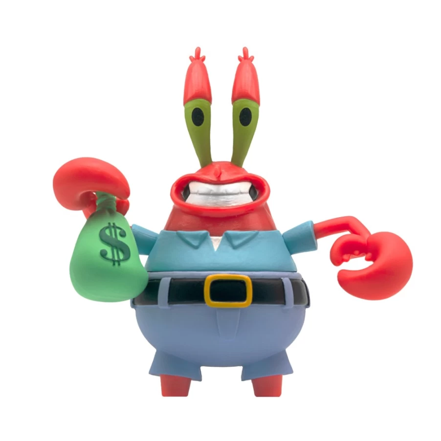 Super7 Mr. Krabs Action Figure - SpongeBob SquarePants Reaction Wave 1 Collectible