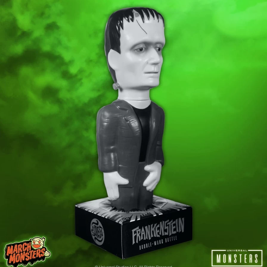 Super7 Universal Monsters Super Soapies Wave 4 - Frankenstein Silver Screen Edition Collectible Figure