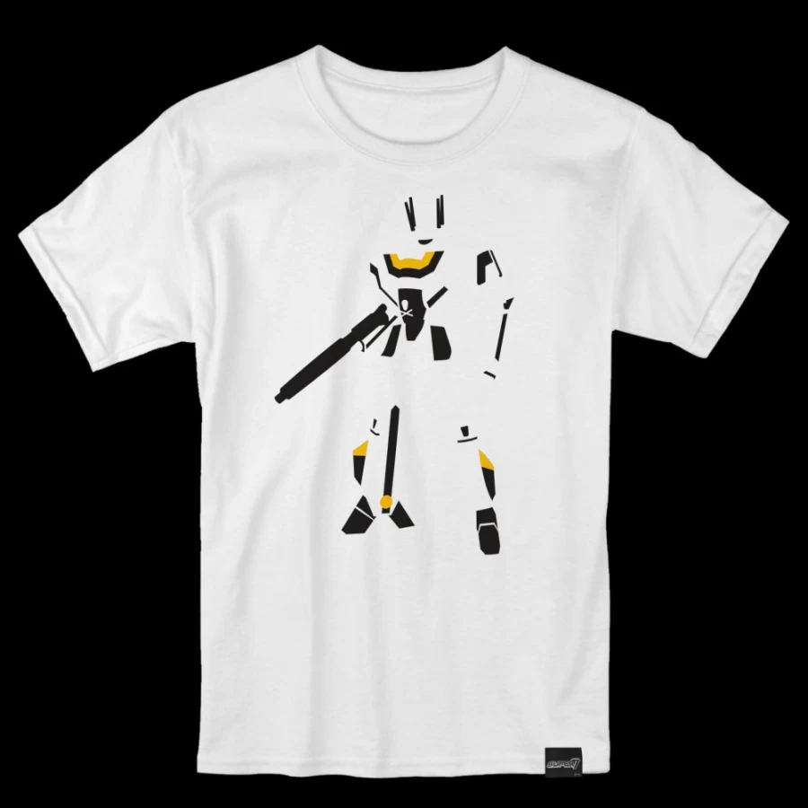 Super7 Robotech Skull Leader Minimalist Graphic T-Shirt for Men - Anime Inspired Tee