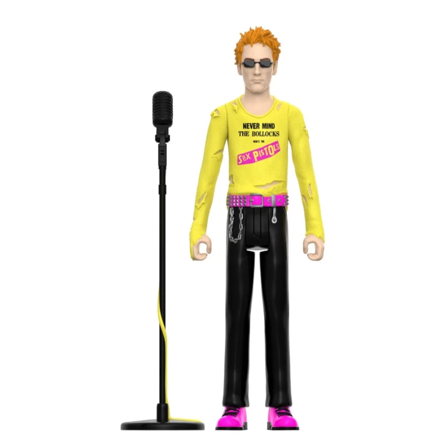 Super7 Sex Pistols Johnny Rotten Never Mind The Bollocks Reaction Action Figure W2