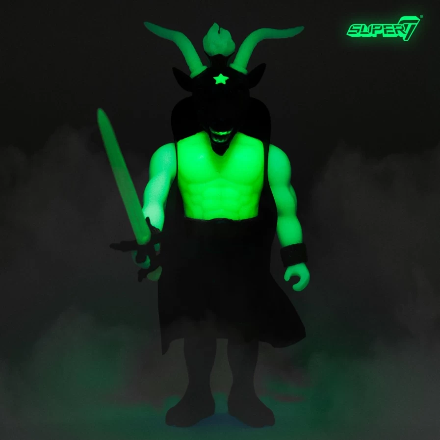 Super7 Slayer Minotaur Glow in The Dark Action Figure - ReAction Series Collectible