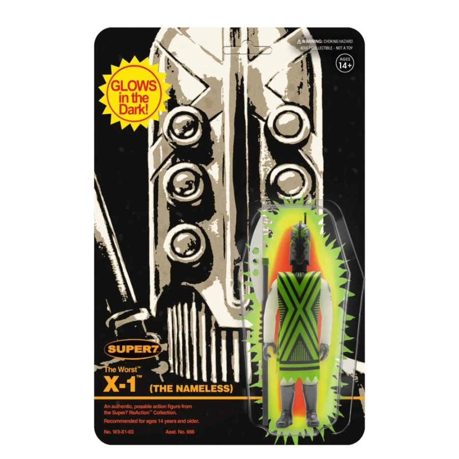 Super7 X-1 Monster Glow Reaction Figure Wave 3C - SDCC 2022 Exclusive Collectible