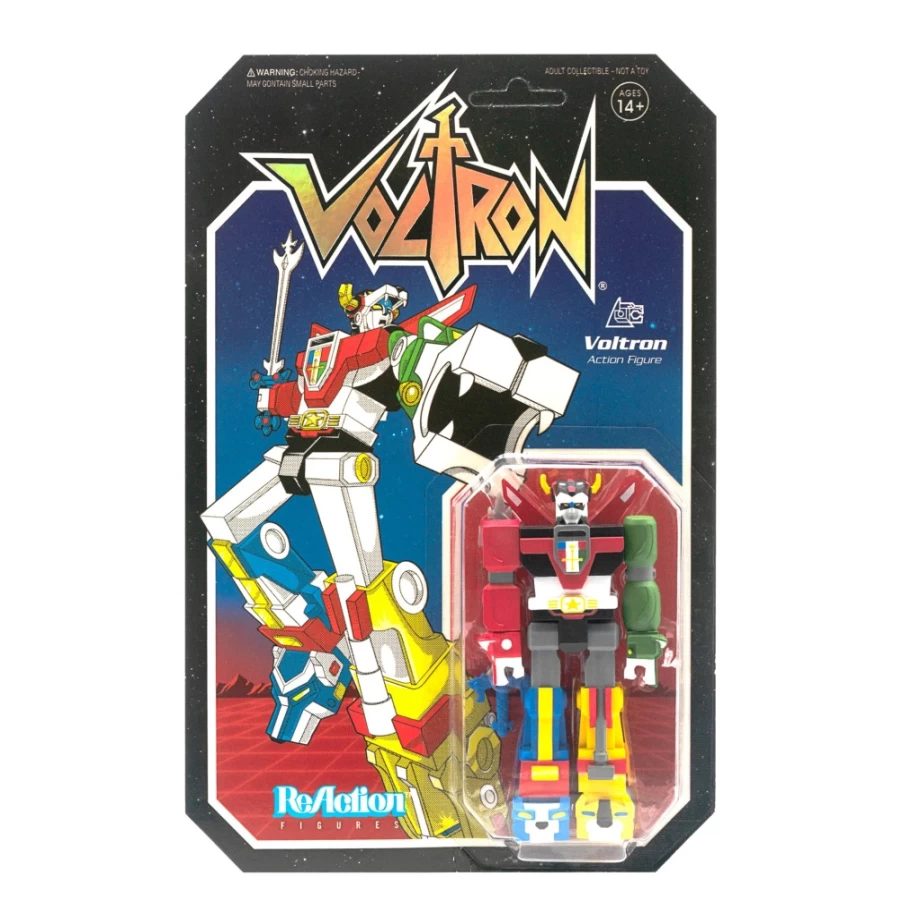 Super7 Voltron Reaction Collectible Action Figure - Classic Robot Toy for Fans