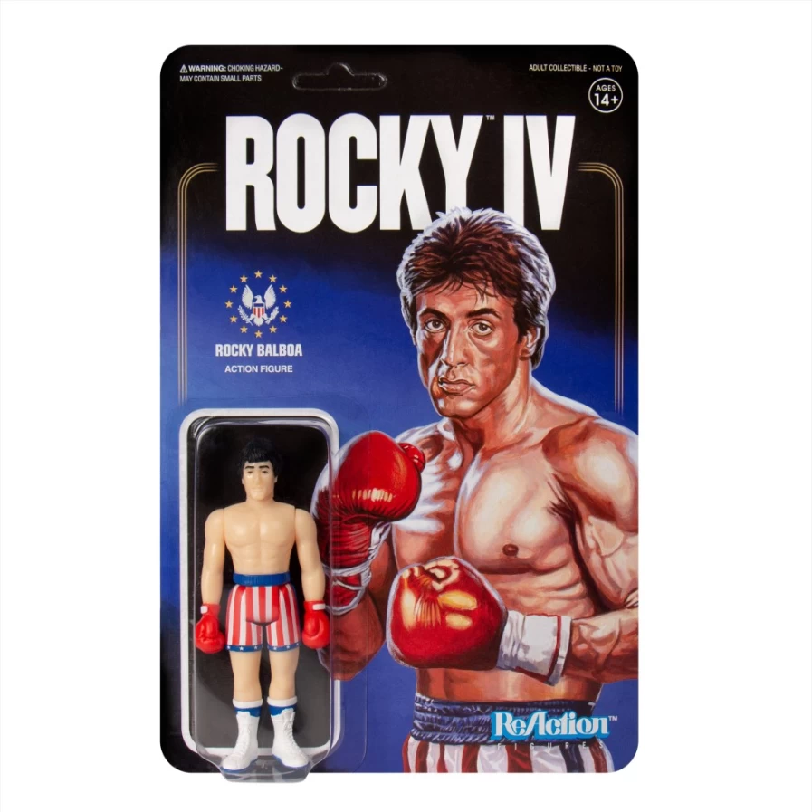 Super7 Rocky Reaction Figure Collectible - Official Movie Action Figure
