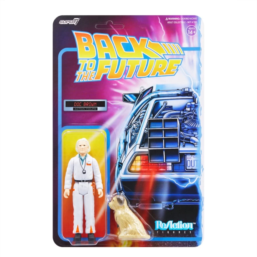 Super7 Back To The Future Wave 2 Doc Brown Action Figure - Collectible Toy