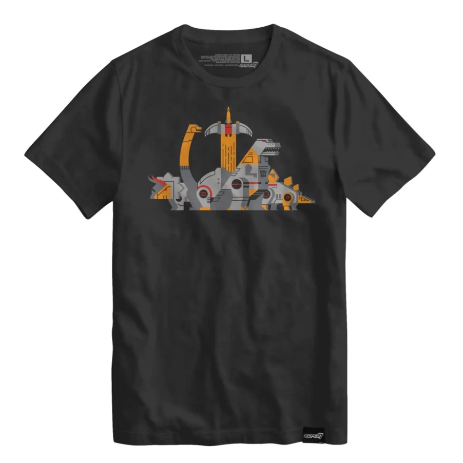 Super7 Transformers Dinobots Geometric Design T-Shirt for Men & Women