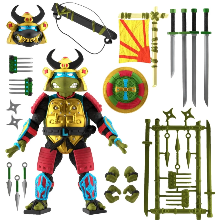 Super7 Teenage Mutant Ninja Turtles Ultimates Wave 5 Leonardo Sewer Samurai Action Figure
