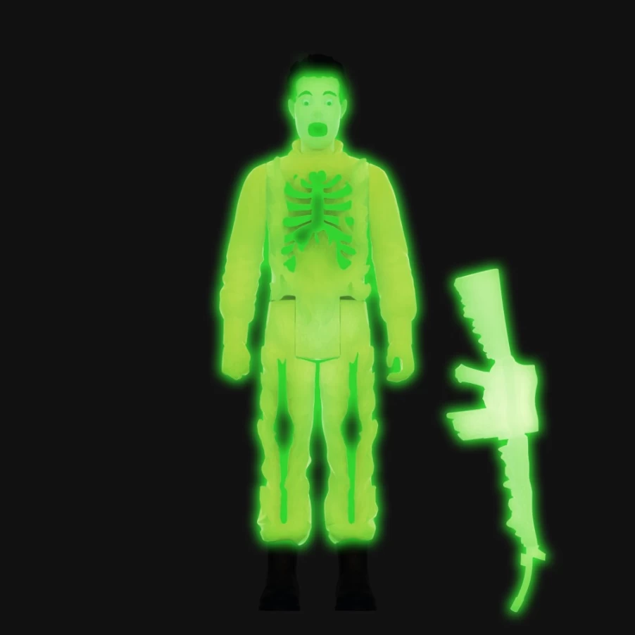 Super7 Mars Attacks Reaction Wave 2 Glow in the Dark Burning Flesh Action Figure