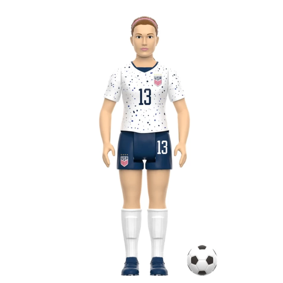 Super7 Alex Morgan USWNT Soccer Reaction Wave 2 Figure - Alternate Kit Collectible