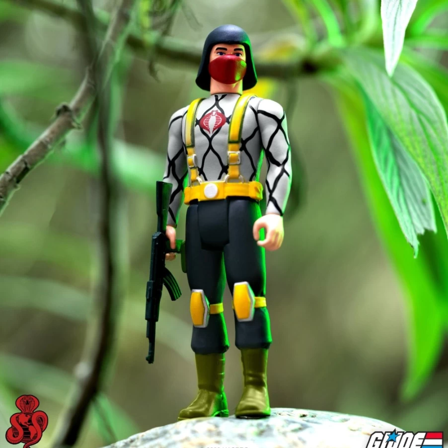 Super7 G.I. Joe Reaction Python Patrol Cobra Trooper Action Figure (Pink Variant)