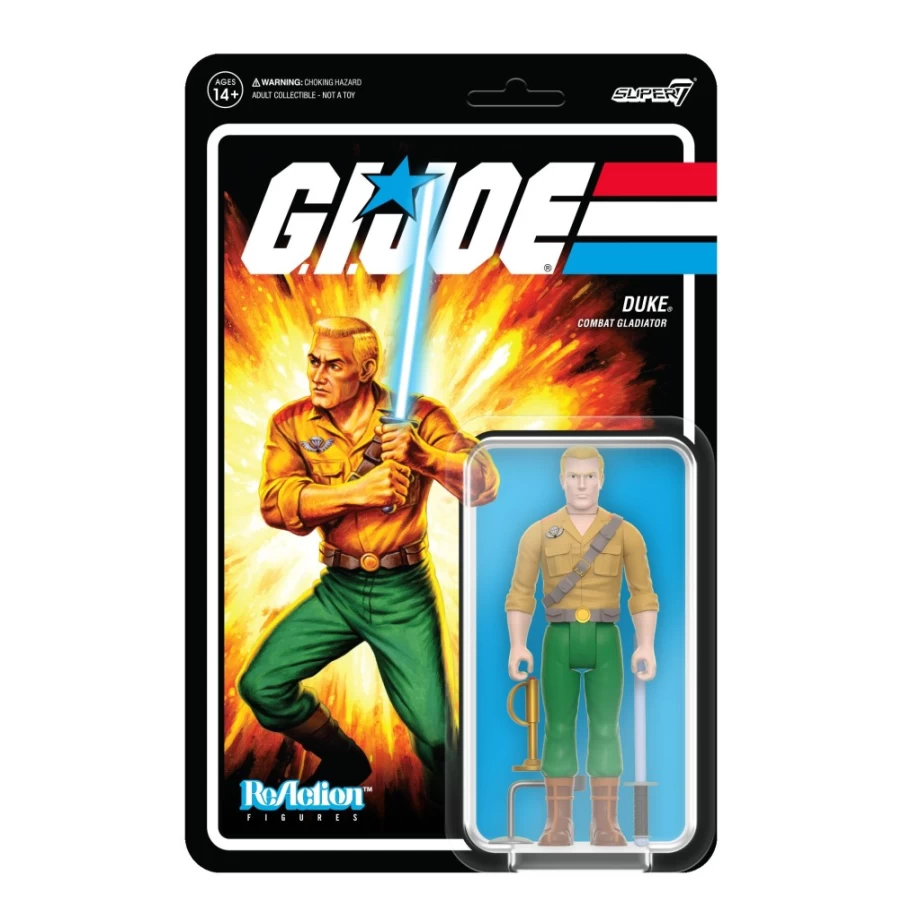 Super7 G.I. Joe Reaction Figures Wave 5 - Duke Combat Gladiator Action Figure