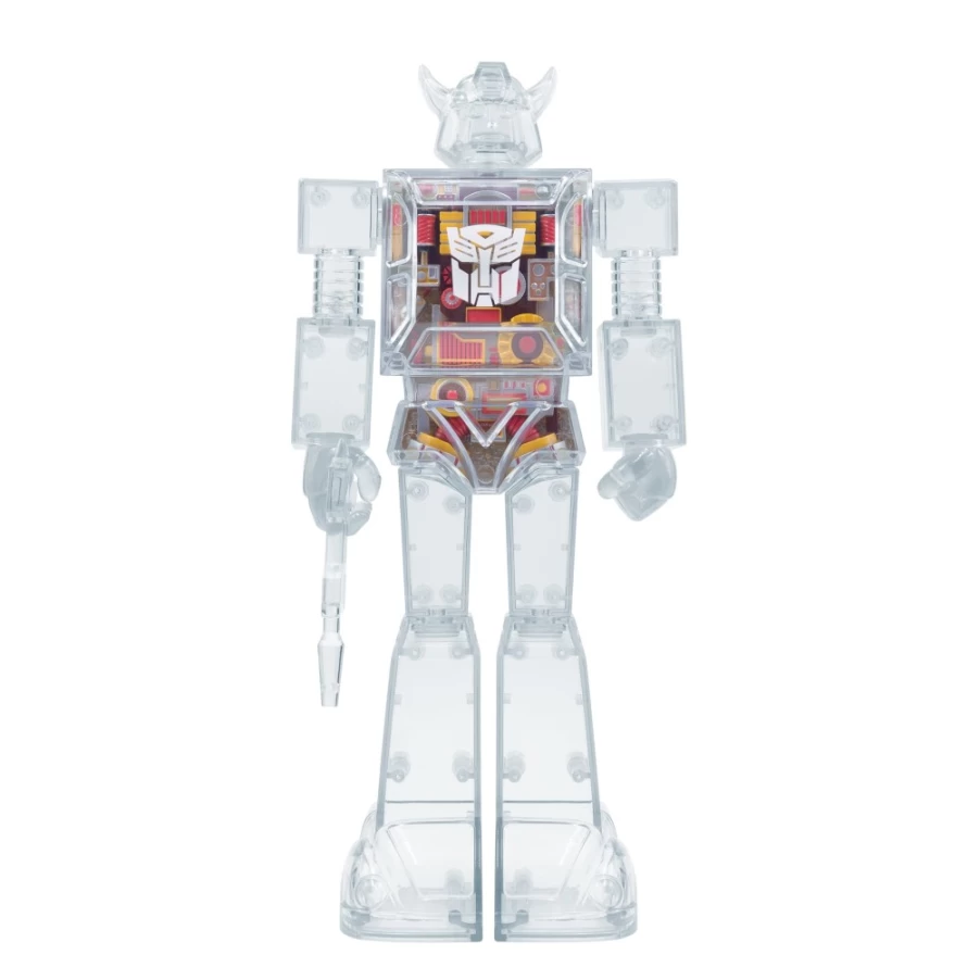Super7 Transformers Super Cyborg Bumblebee Action Figure - Clear Edition