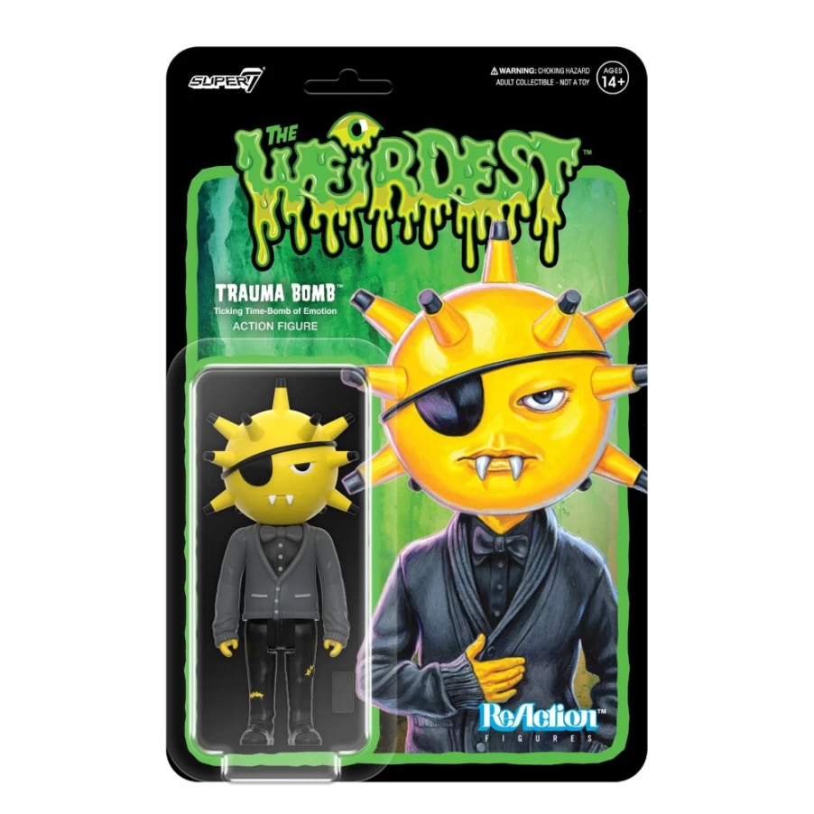 Super7 The Weirdest Reaction W2 - Trauma Bomb Action Figure | Collectible Toy