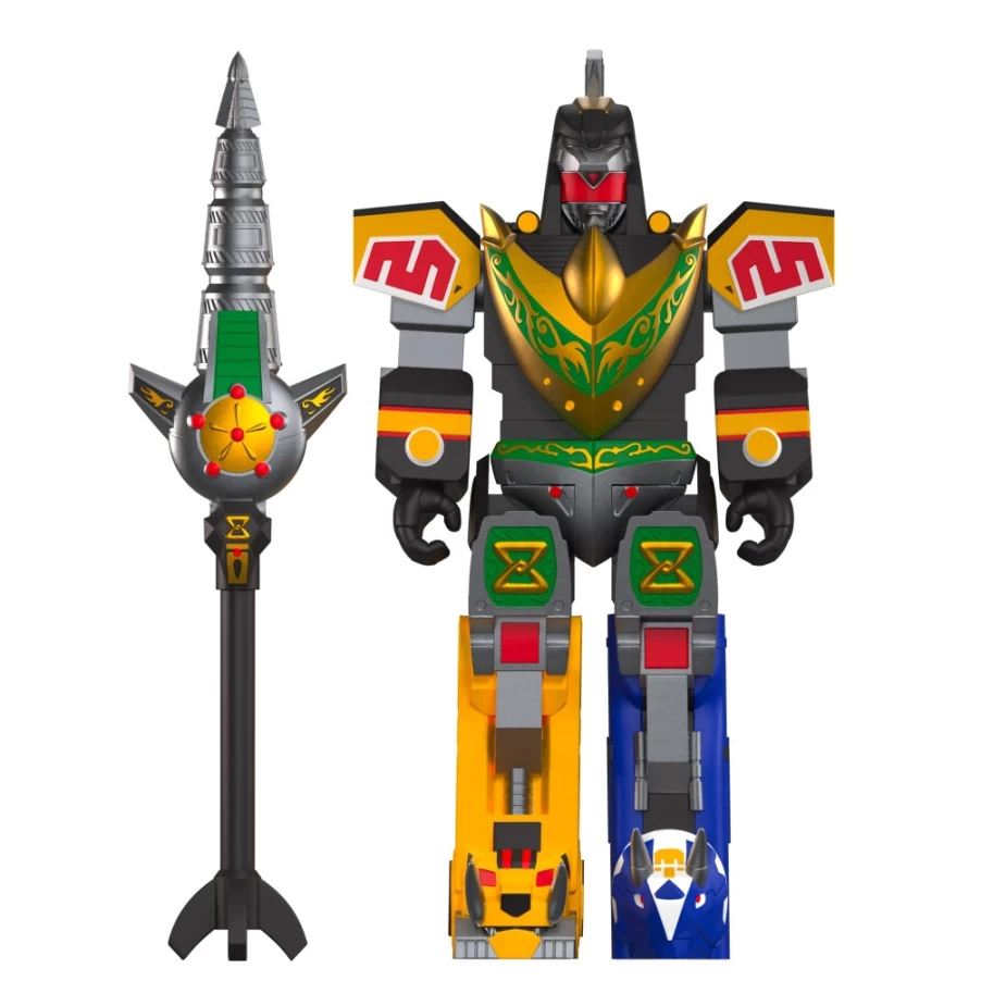 Super7 Mighty Morphin Power Rangers Dragonzord Battle Mode Action Figure - Wave 3 Collectible