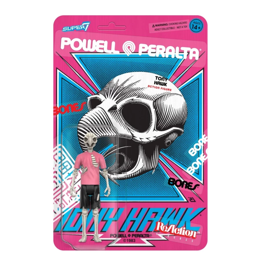 Super7 Powell-Peralta Reaction Figure Wave 2 - Tony Hawk Collectible Action Figure