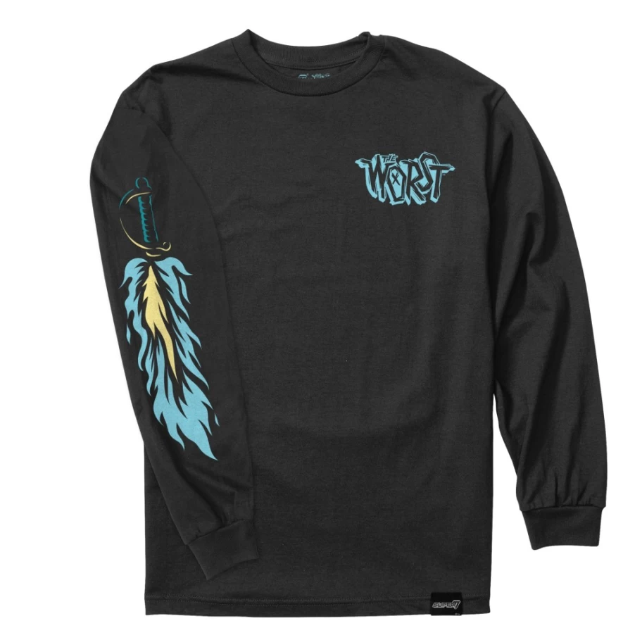 Super7 The Worst Captain Deadstar Graphic Long Sleeve T-Shirt for Men and Women