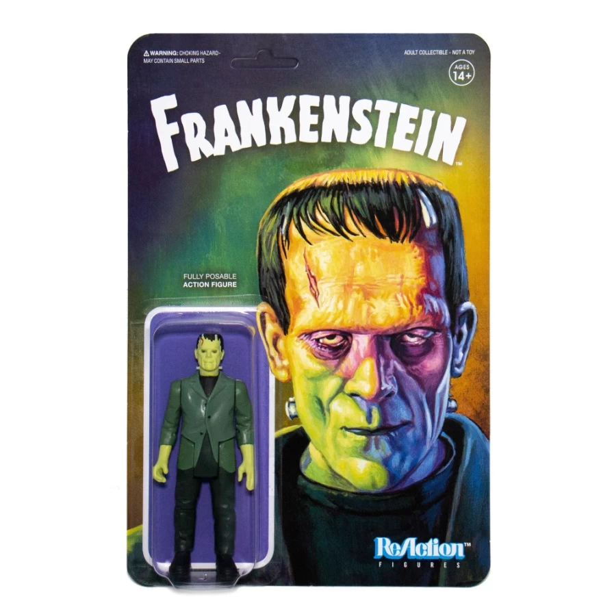 Super7 Universal Monsters Frankenstein Reaction Figure Collectible Toy