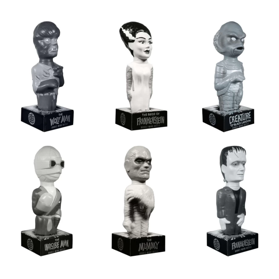 Super7 Universal Monsters Super Soapies Silver Screen Edition - 6 Piece Collectible Set