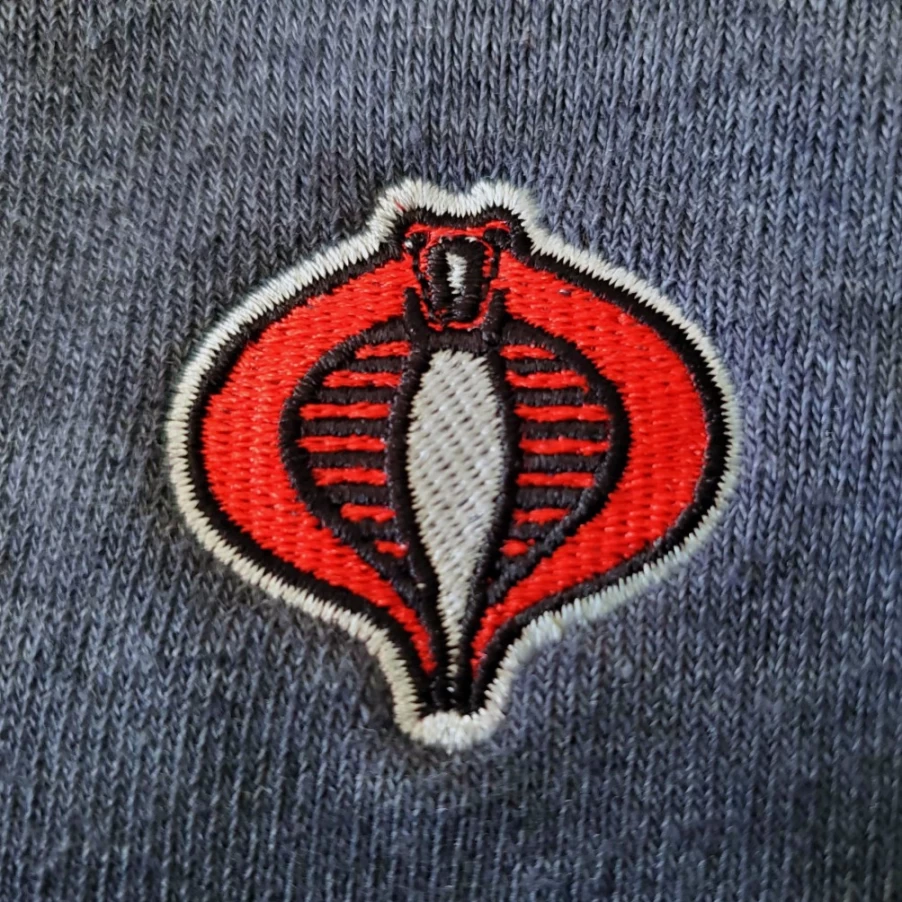 Super7 G.I. Joe Cobra Snake Logo Crewneck Sweatshirt - Official Licensed Apparel