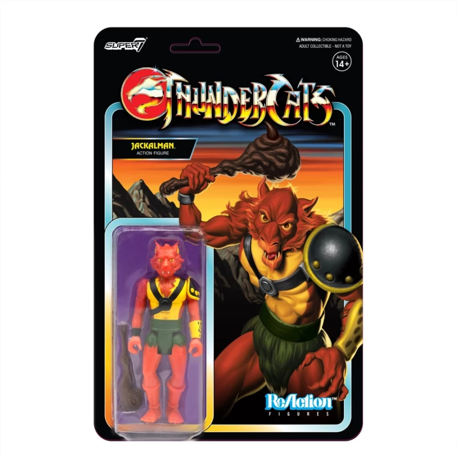 Super7 Thundercats Jackalman Action Figure - Toy Variant Collectible