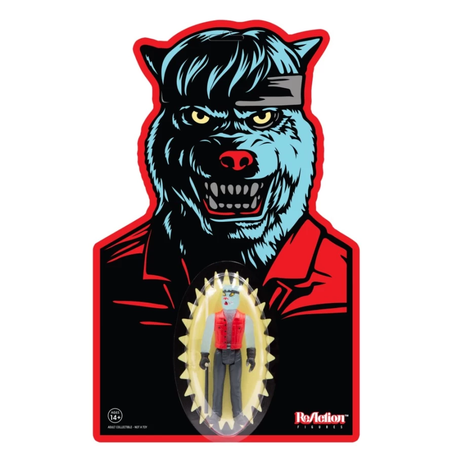 Super7 Werewolf Biker Glow in The Dark Reaction Figure - Monster Collectible Toy