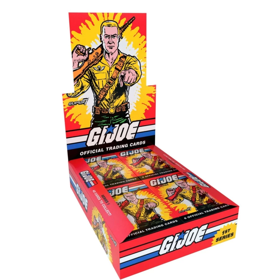 Super7 G.I. Joe Series 1 Trading Cards - 24 Wax Packs Flats Collectible Set
