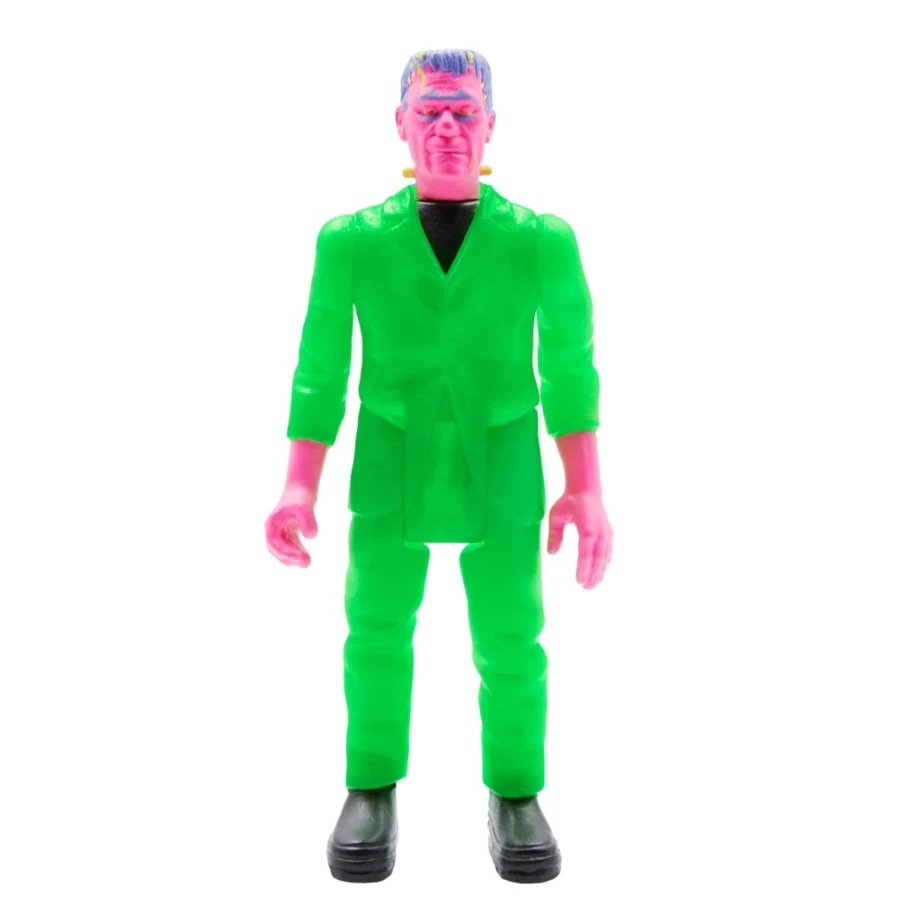 Super7 Universal Monsters Glow-In-The-Dark Frankenstein Reaction Figure - Collectible Toy