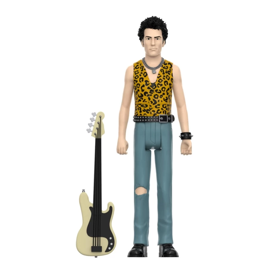 Super7 Sex Pistols Sid Vicious Reaction Figure Wave 1 Punk Rock Collectible