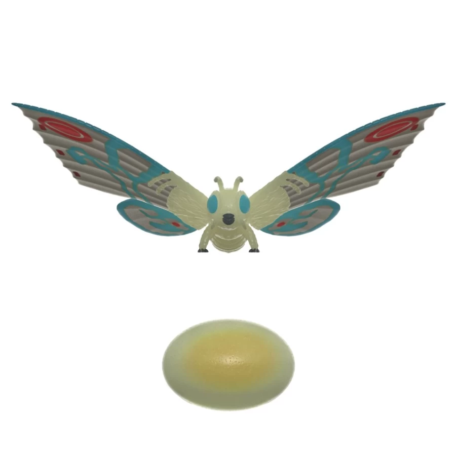 Super7 Shogun Mothra Glow-in-the-Dark Reaction Figure - Toho Wave 1 Collectible