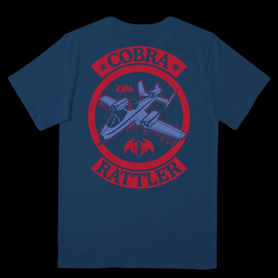 Super7 G.I. Joe Cobra Rattler Graphic Tee - Vintage Military T-Shirt