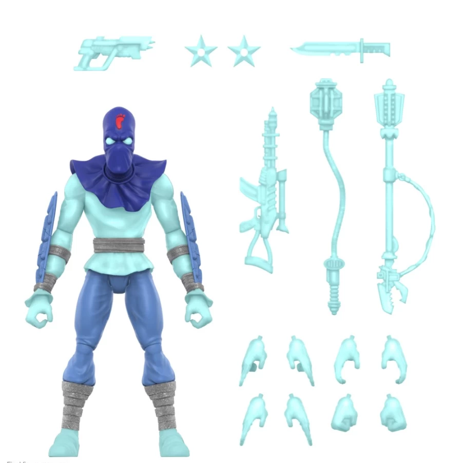 Super7 Teenage Mutant Ninja Turtles Ultimates! Glow-in-the-Dark Foot Soldier Action Figure