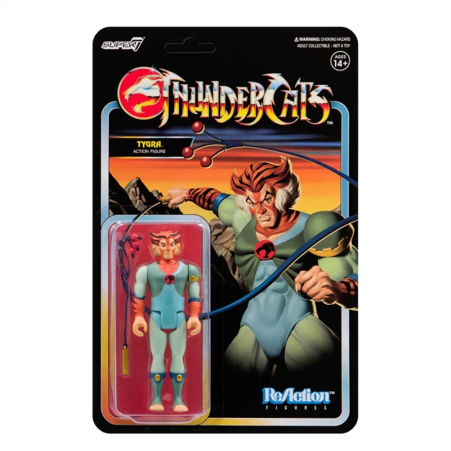 Super7 Thundercats Tygra Reaction Figure - Wave 2 Collectible Action Figure