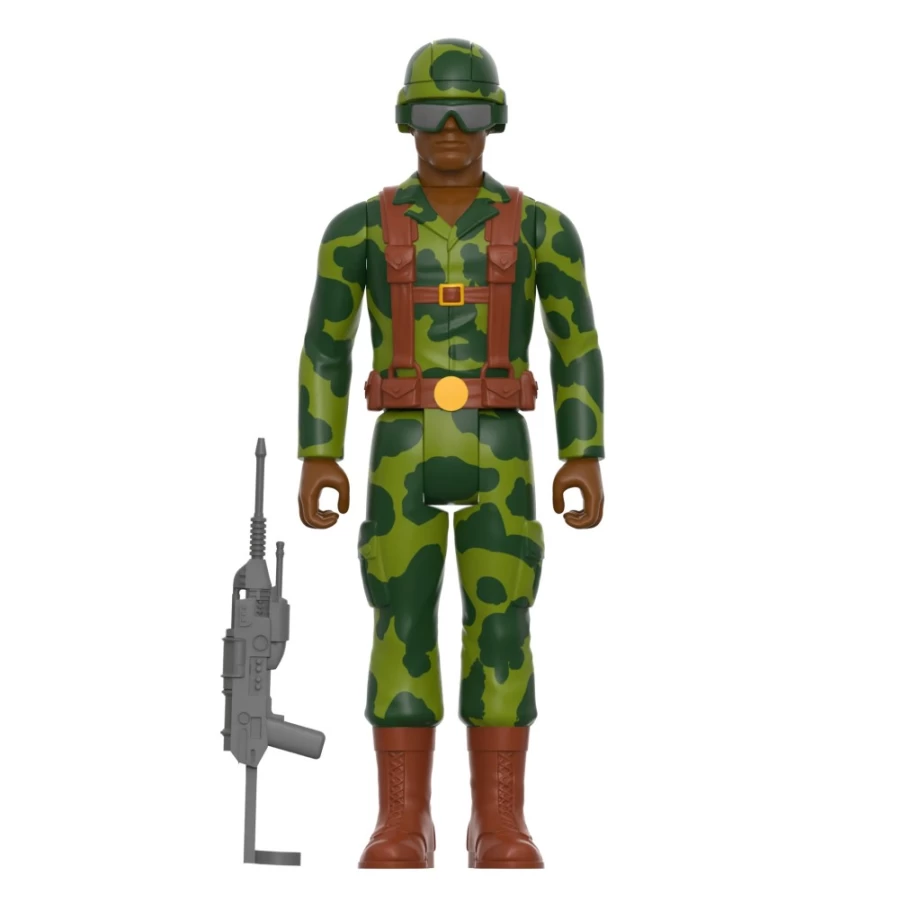 Super7 G.I. Joe Reaction Wave 4 Action Figure - Trooper with Goggles (Brown)