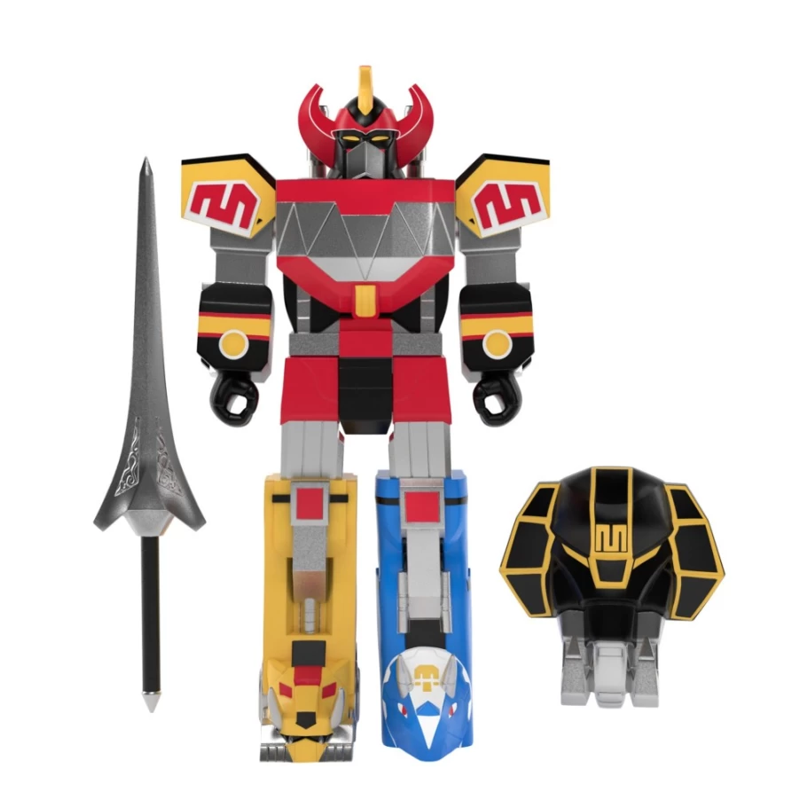 Super7 Mighty Morphin Power Rangers Megazord Reaction Figure - Wave 1 Collectible Action Figure